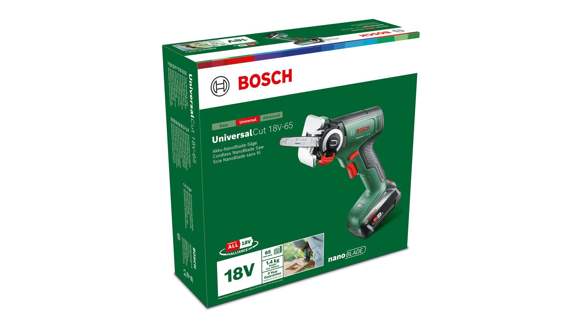 EAN 4053423240993 - Bosch UniversalCut 18V-65 power jigsaws 8000 spm 1 kg imagen 4