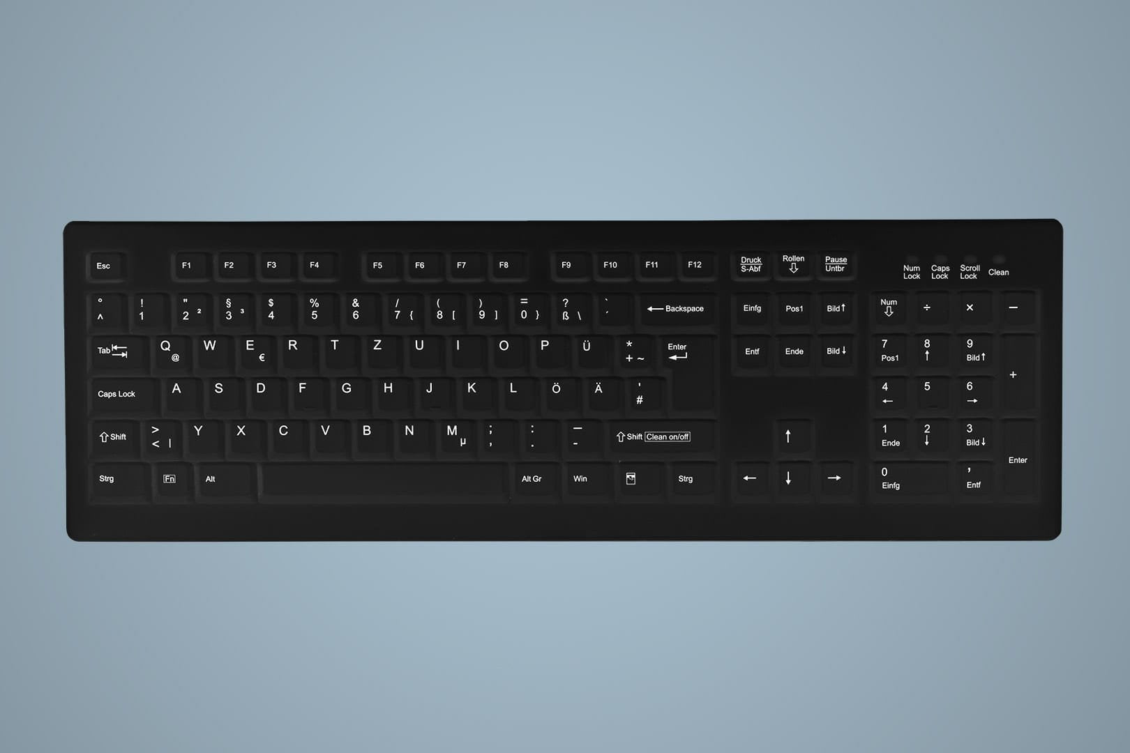 EAN 7061117149115 - Active Key AK-C8100 teclado Médico RF inalámbrico QWERTZ Alemán Negro imagen 3