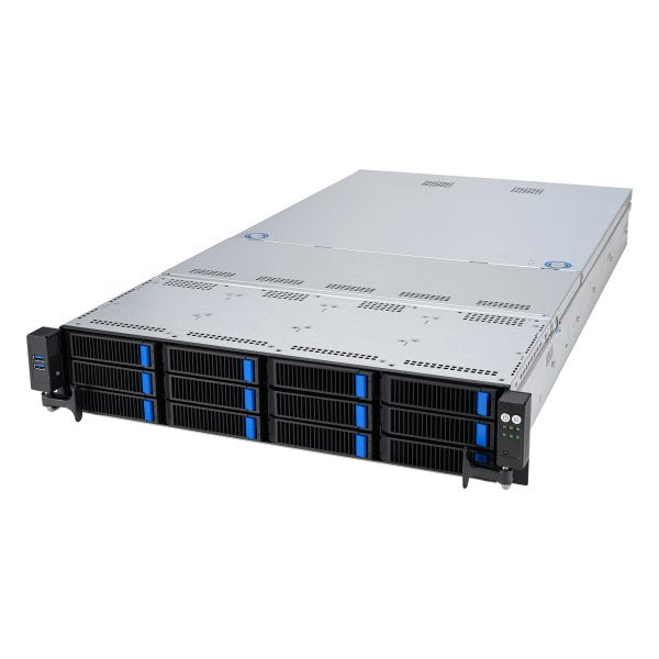 Platforma Asus Rack (2u) Rs520a-E12-Rs12u Amd Epyc 9004 (12x Nvme, 2xm.2, 2xgpu, 2x1gbe, Ipmi, 1+1 1600w)