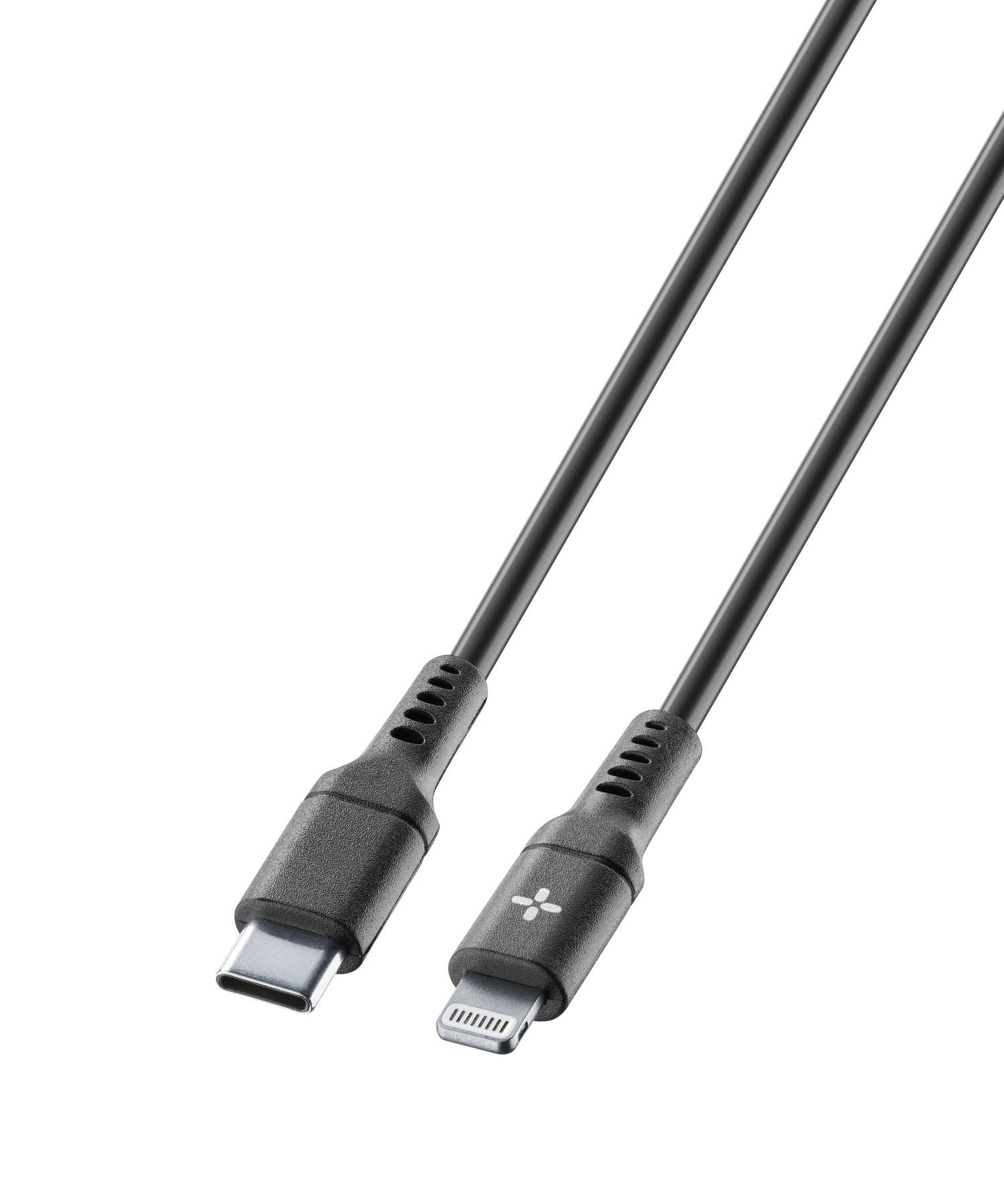 Cellularline Ploos Cavo Usb-C A Lightning 1m Nero