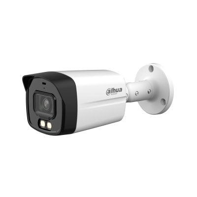 Dahua Hac-Hfw1509tlm-Il-A-0280b-S2 Tubular Hdcvi 4en1 5m Full Color Wdr Iluminación Dual Led40m/Ir40m 2.8mm Ip67 Mic