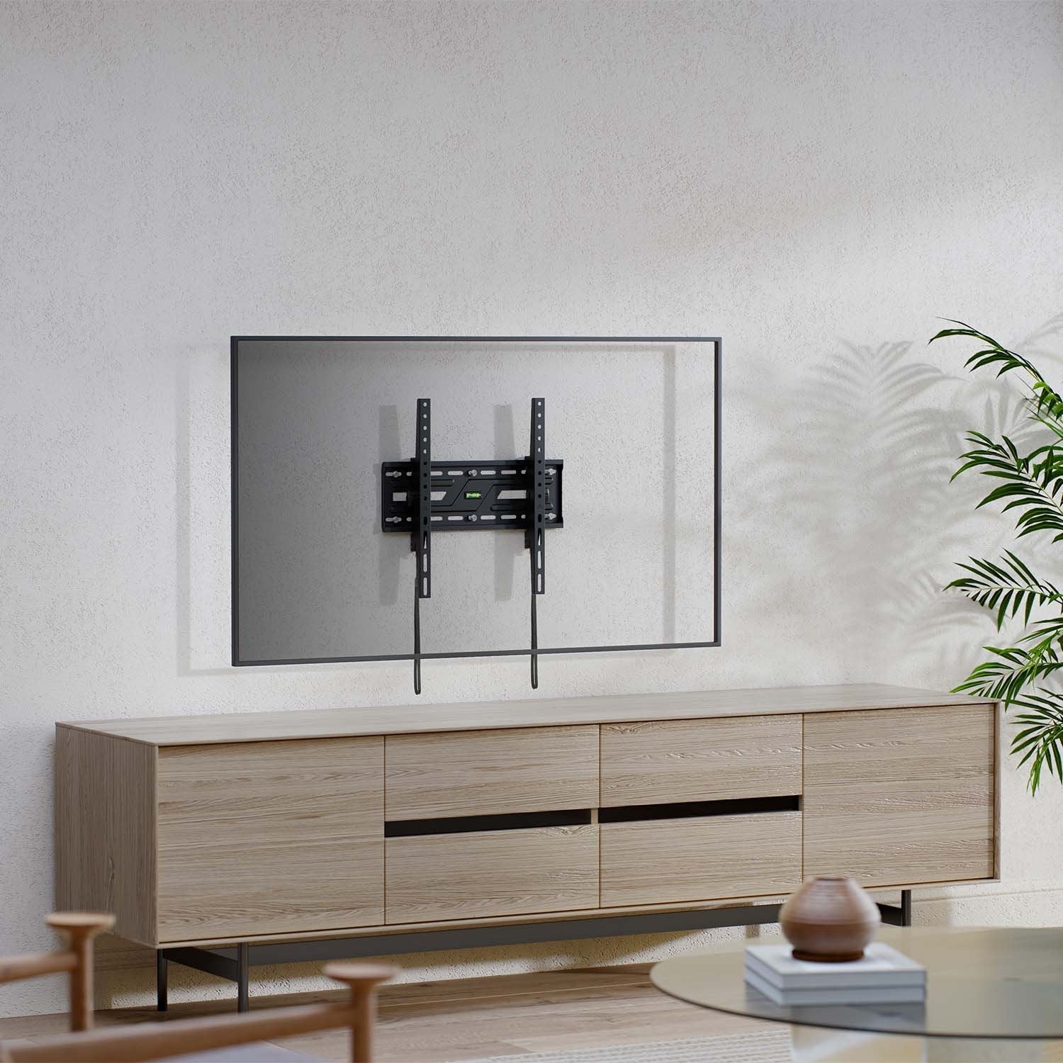 Aisens Soporte Eco Inclinable Para Monitor/Tv 75kg De 32-75, Negro