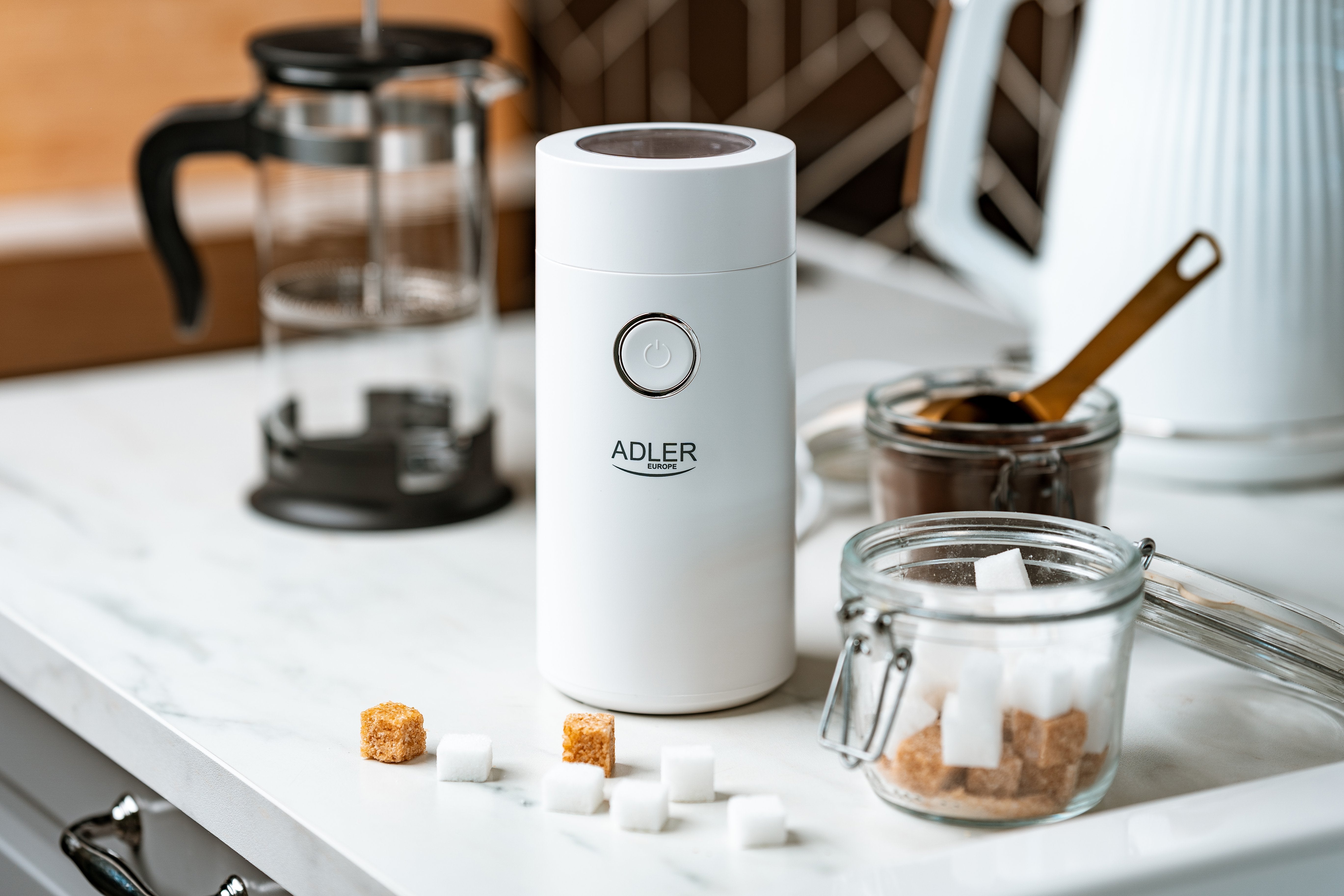 Molinillo  Adler Ad 4446ws  De Café 150 W Blanco