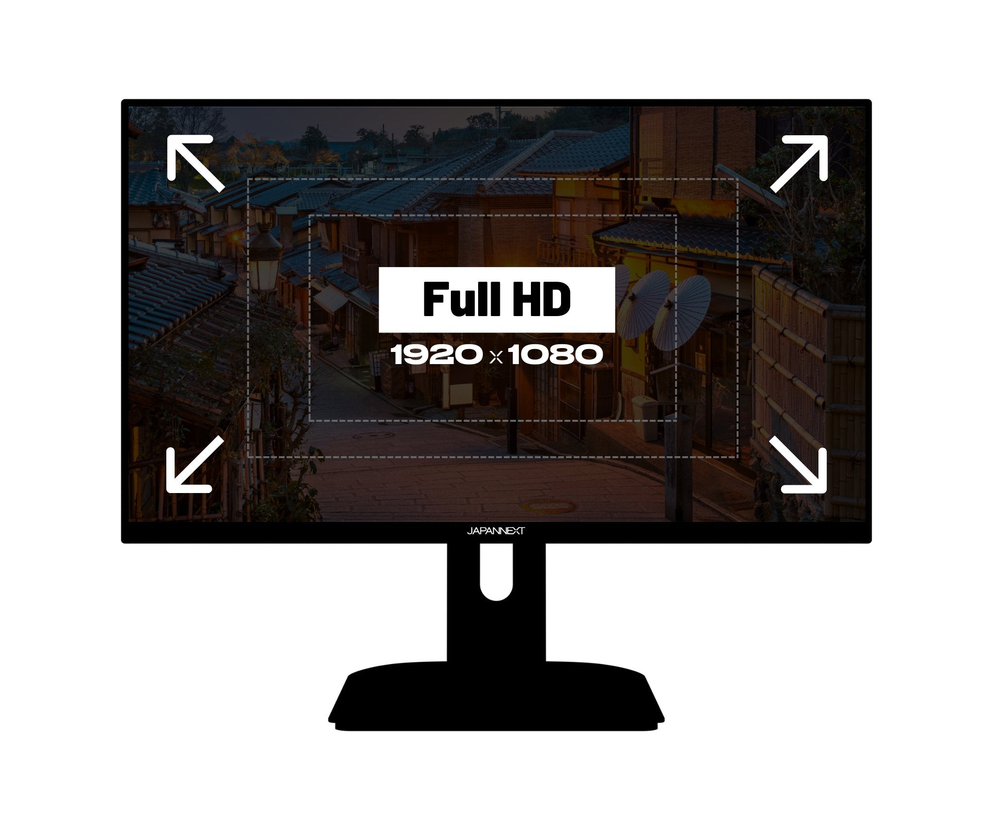 EAN 4589511170373 - JAPANNEXT JN-I238FHD200F pantalla para PC 60,5 cm (23.8") 1920 x 1080 Pixeles Full HD LCD Negro imagen 12