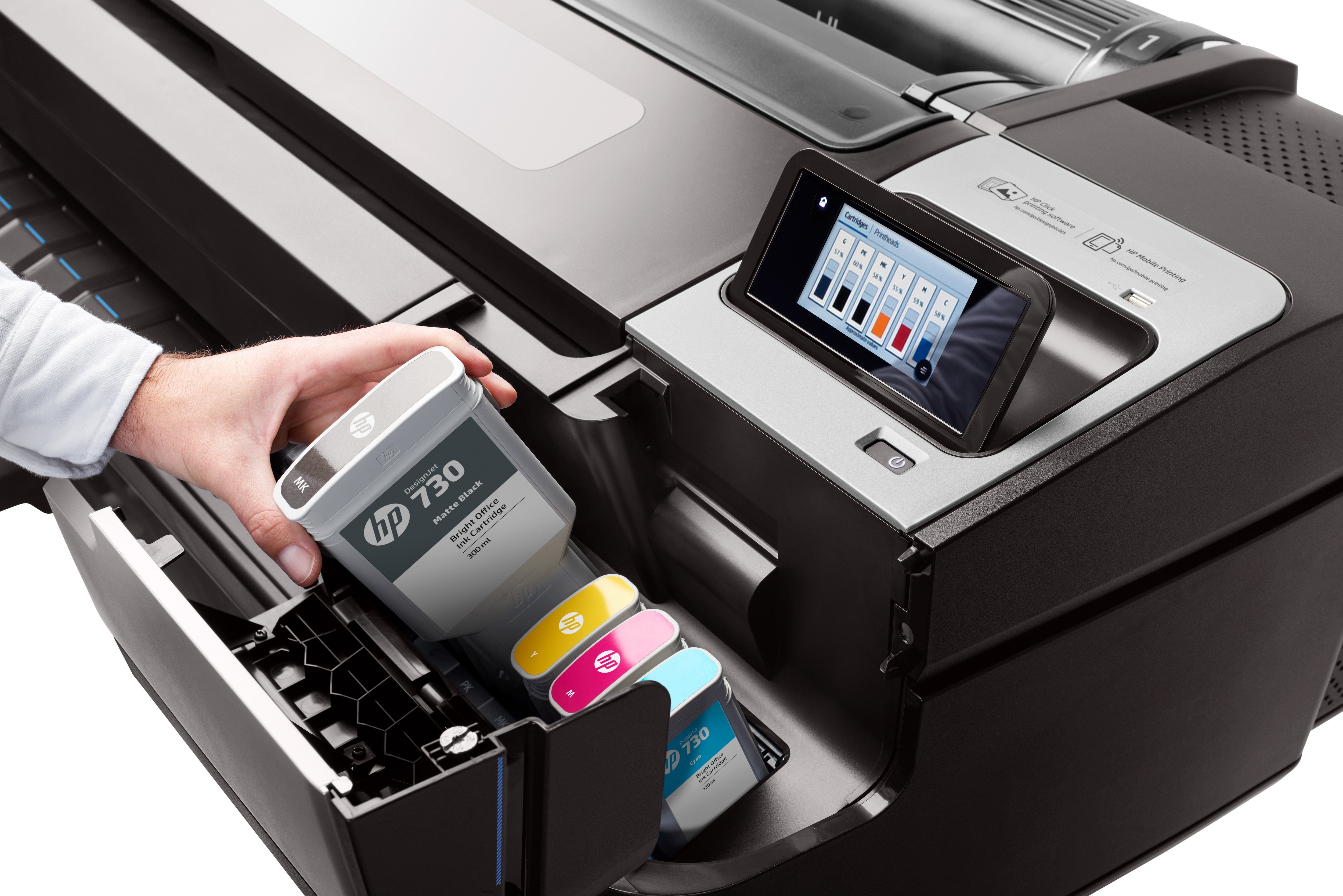EAN 191628122172 - HP Designjet T1700dr 44-in PostScript Printer impresora de gran formato Inyección de tinta térmica Color 2 imagen 9