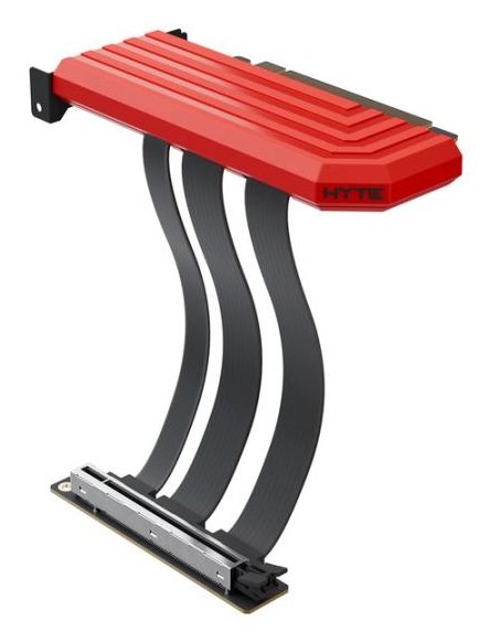 Hyte Pcie 5.0 Hyper Riser, Cable De Extensión Rojo/Negro, 20cm Acc-Hyte-Pcie50-Br