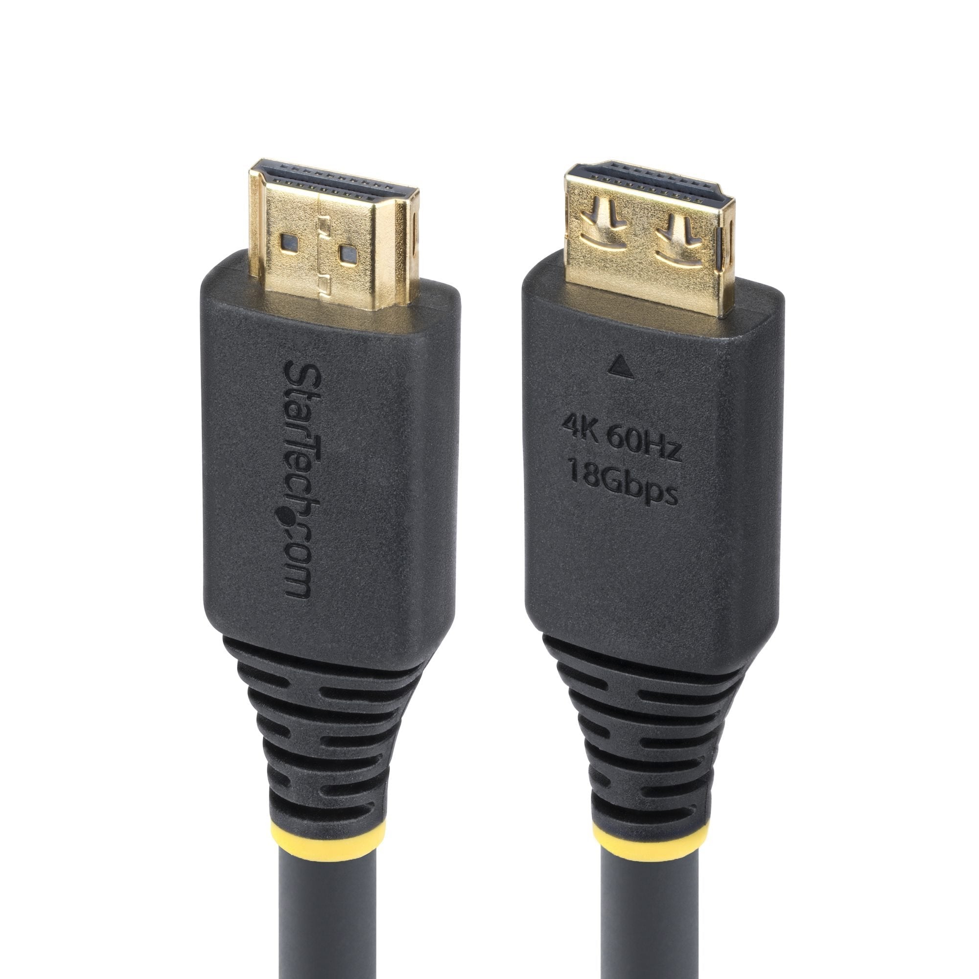 Startech.Com High Speed Cable Hdmi Hdmi Macho A Hdmi Macho 7 M Blindado Negro Sin Halógenos Pasivo Admite 4k60hz Soporte 1440p (Uwqhd) A 144hz 1080p Hasta 240hz