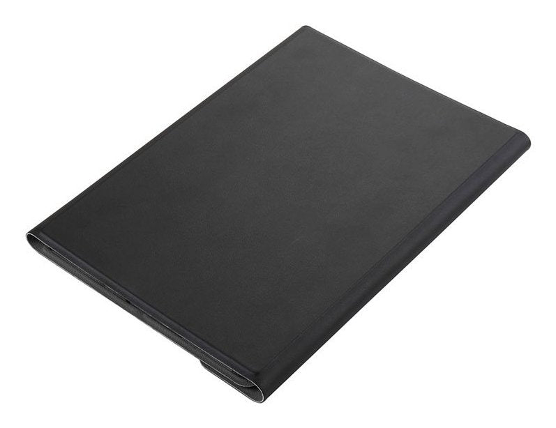 Funda Flip Polipiel + Teclado Bluetooth (Español). 
Funda Con Teclado Bluetooth Para Samsung Galaxy Tab S5e T720/T725, Con Cubierta Plegable, Cierre Magnético Y Suave Interior Para Proteger La Pantalla. La Funda Está Real