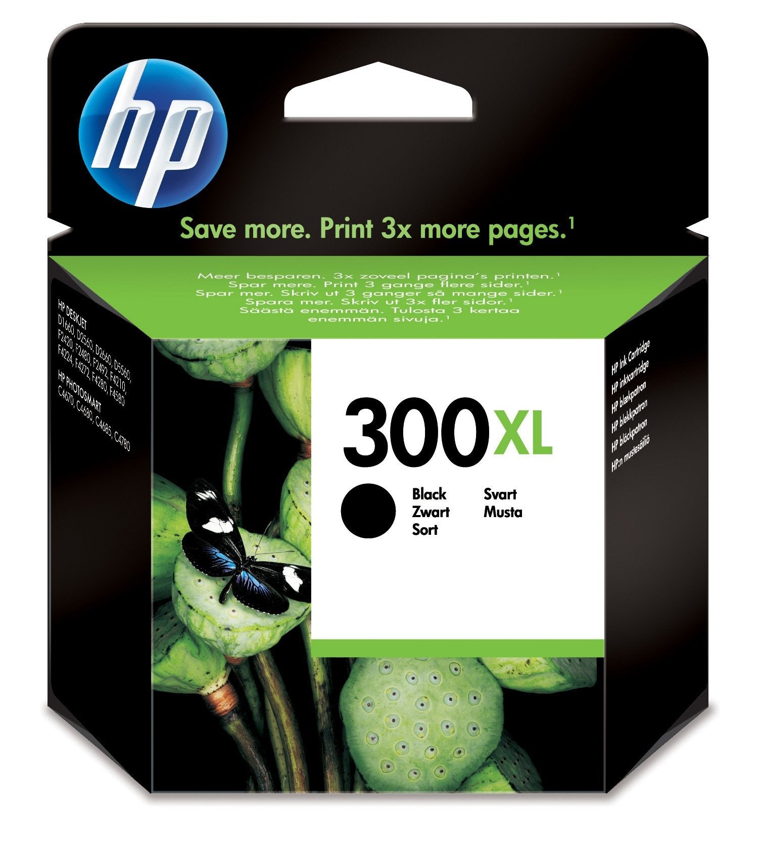 EAN 0883585763399 - HP 300XL sort blækpatron med Vivera-blæk cartucho de tinta 1 pieza(s) Alto rendimiento (XL) imagen 1