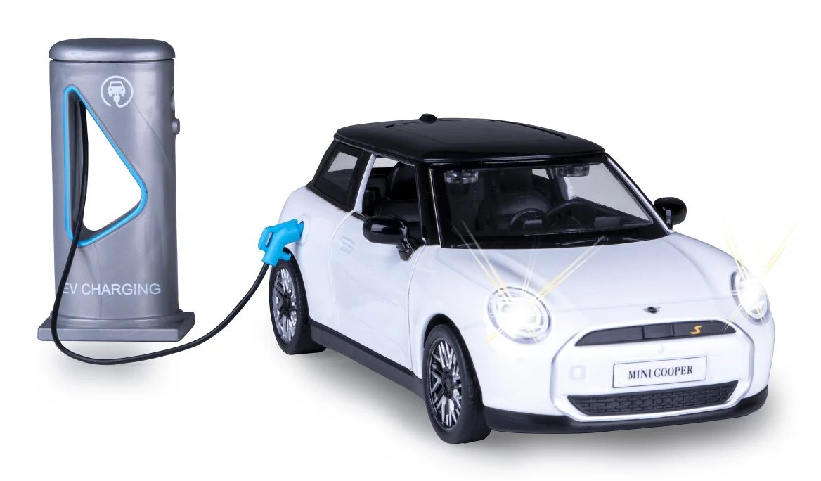 Jamara Bmw Mini Cooper 1:28 Blanco 3+