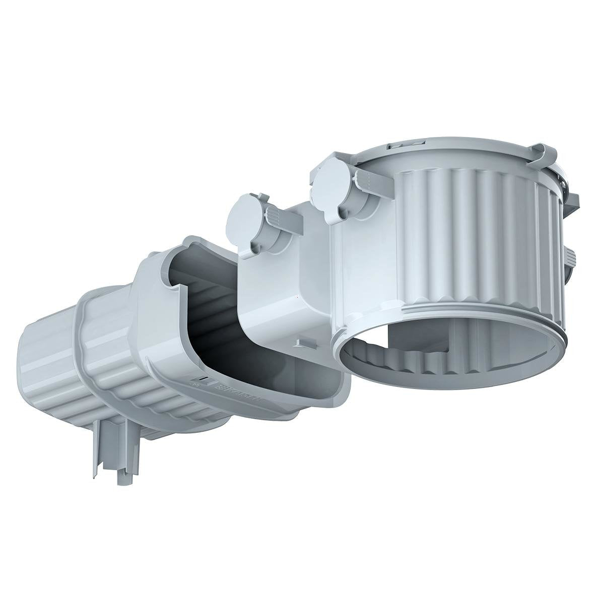 Empotrable Carcasa Halox 100 M 1281-30 Trafo-Tunnel L 190mm