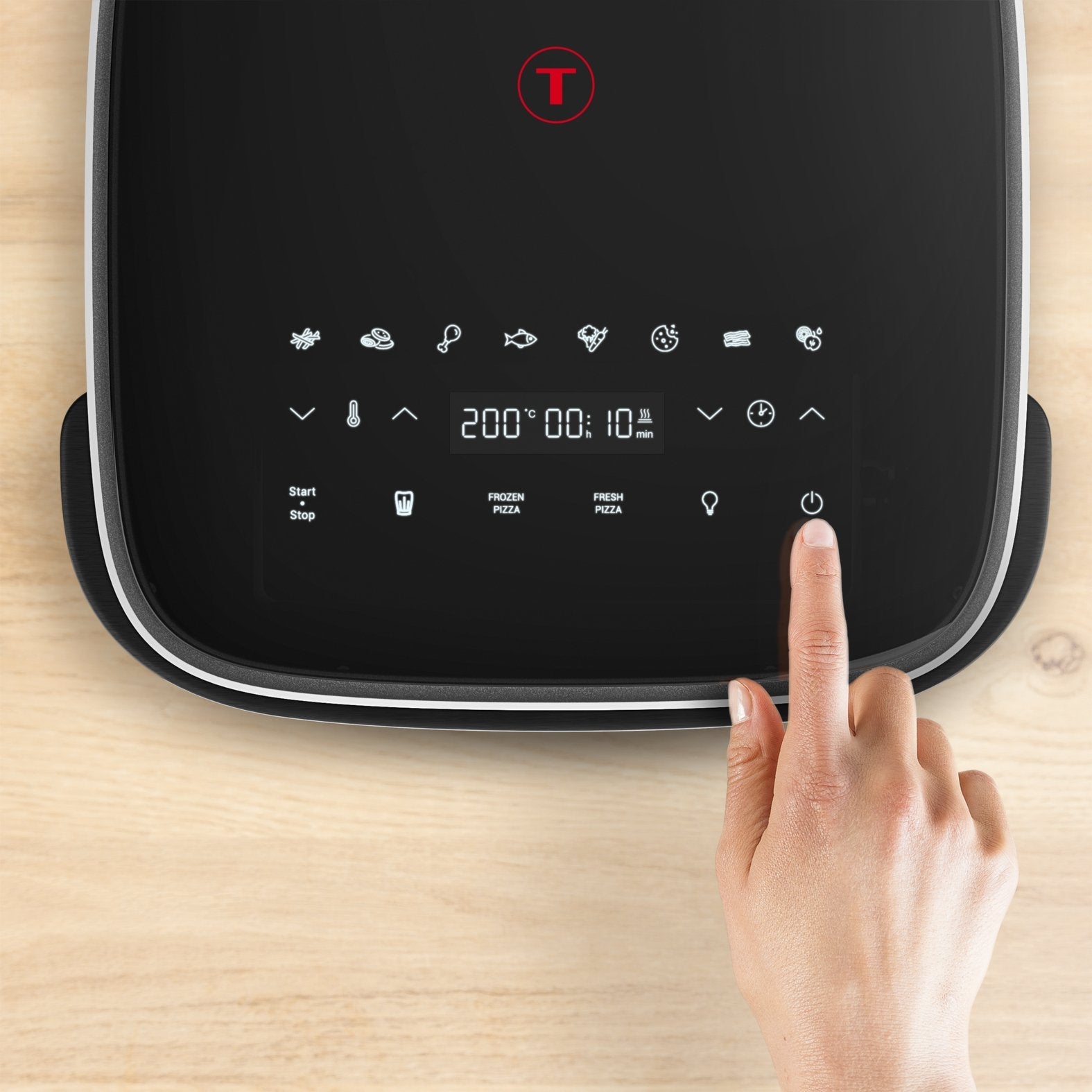 Freidora Tefal Easy Fry Xl Surface Fw4018e0  2200 W  Caliente Negro