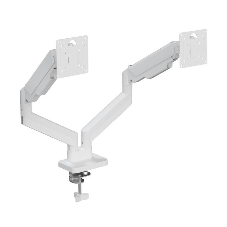 Gembird Desk Mounted Adjustable Double Monitor Arm 17-32" White