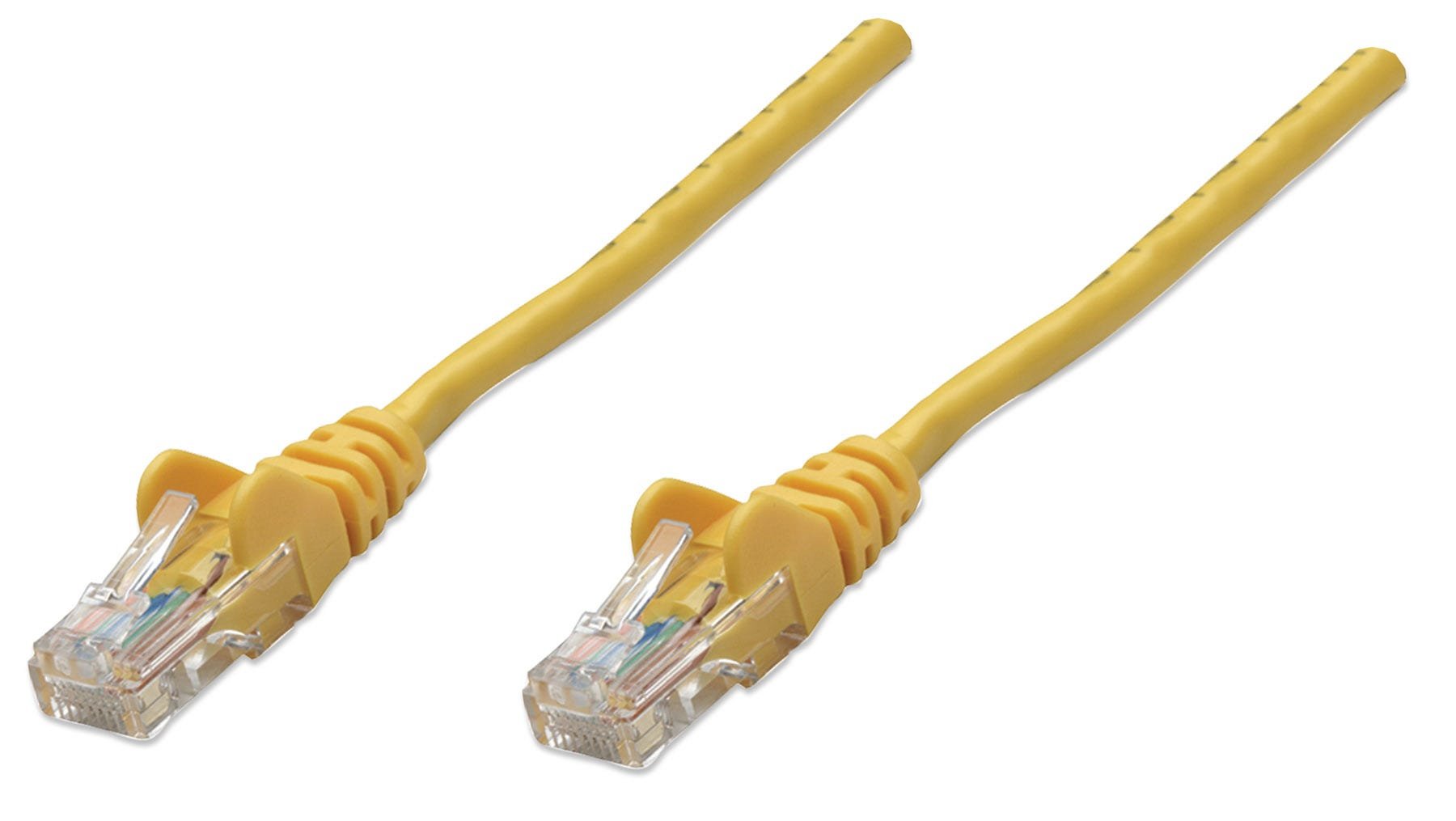 Intellinet Rj-45, M/M, 1m Cable De Red Amarillo Cat5e U/Utp (Utp)