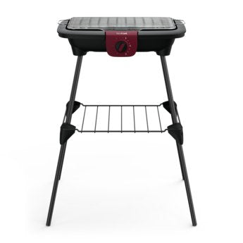 Tefal Easygrill Red Bg90f5, Parrilla Eléctrica Negro/Rojo, 2.300 Vatios, Con Patas Bg90f5