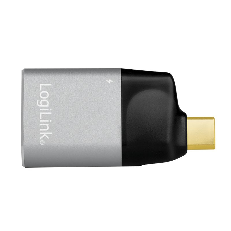 EAN 4052792067484 - LogiLink CUA0203 cambiador de género para cable USB Type-C HDMI Type A (Standard) Negro, Gris imagen 3