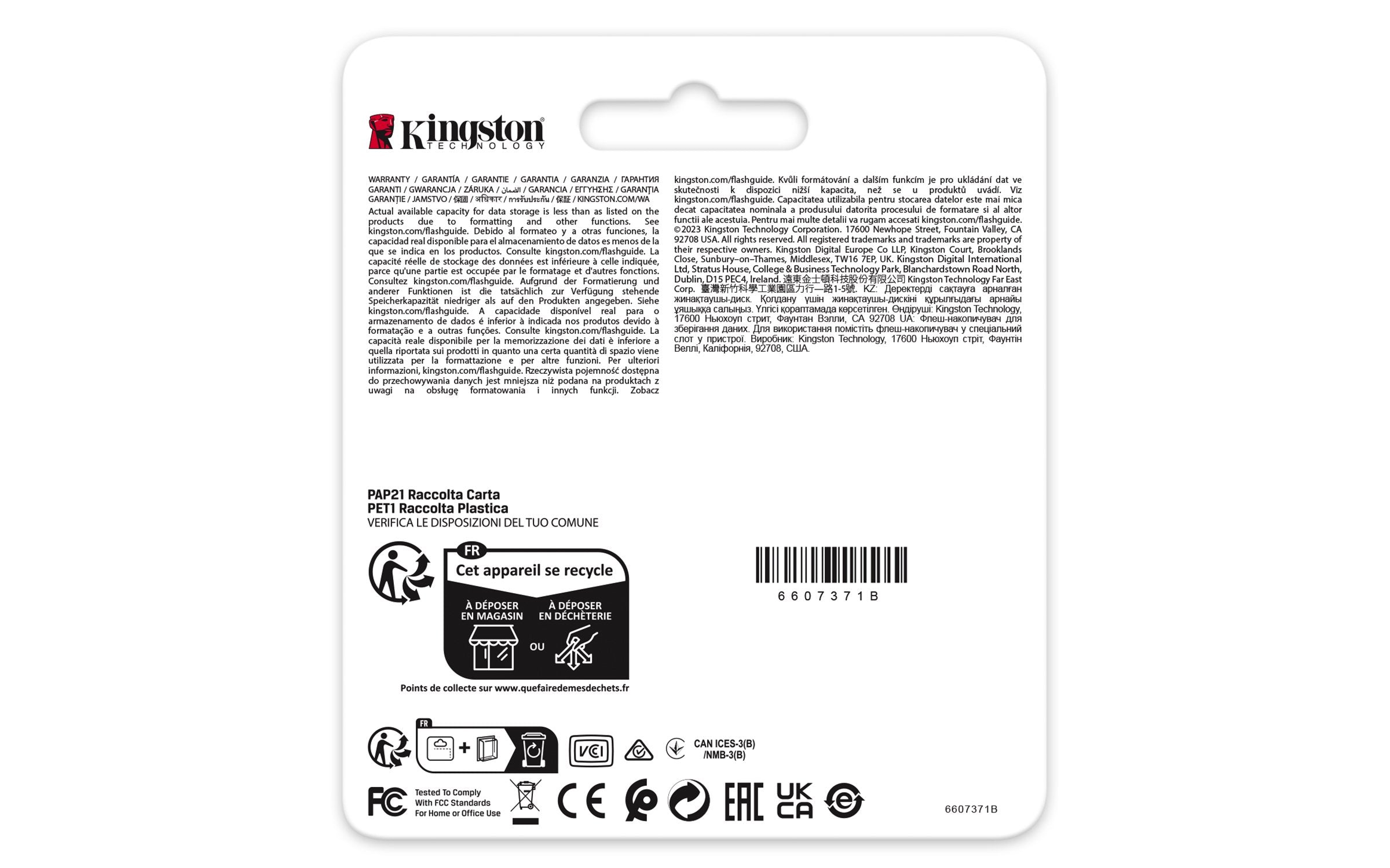 Tarjeta Sd Kingston Industrial 64 Gb Sdxc, Sdit/64gb
