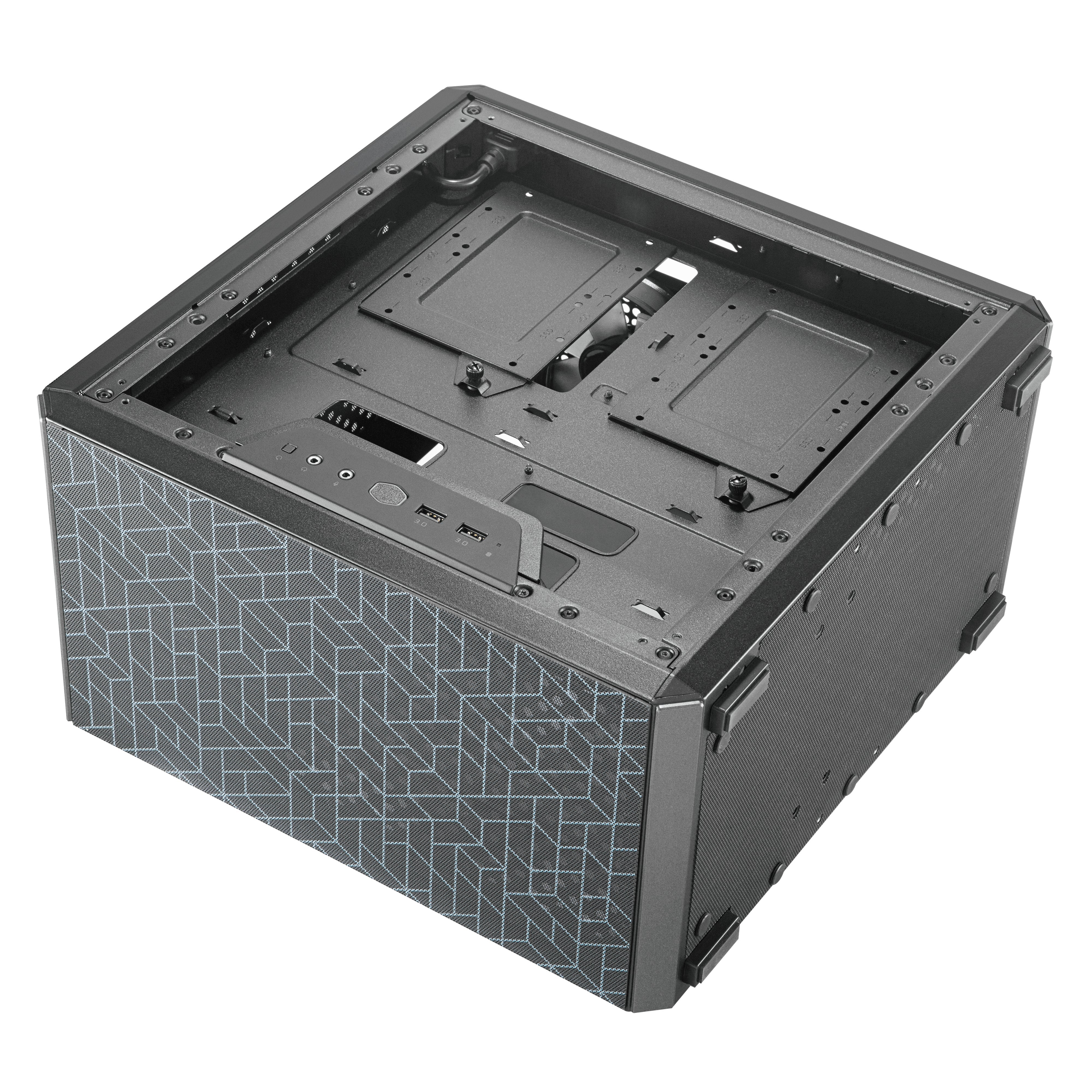 Caja Pc Cooler Master Masterbox Q500l (Black/Tempered Glas)