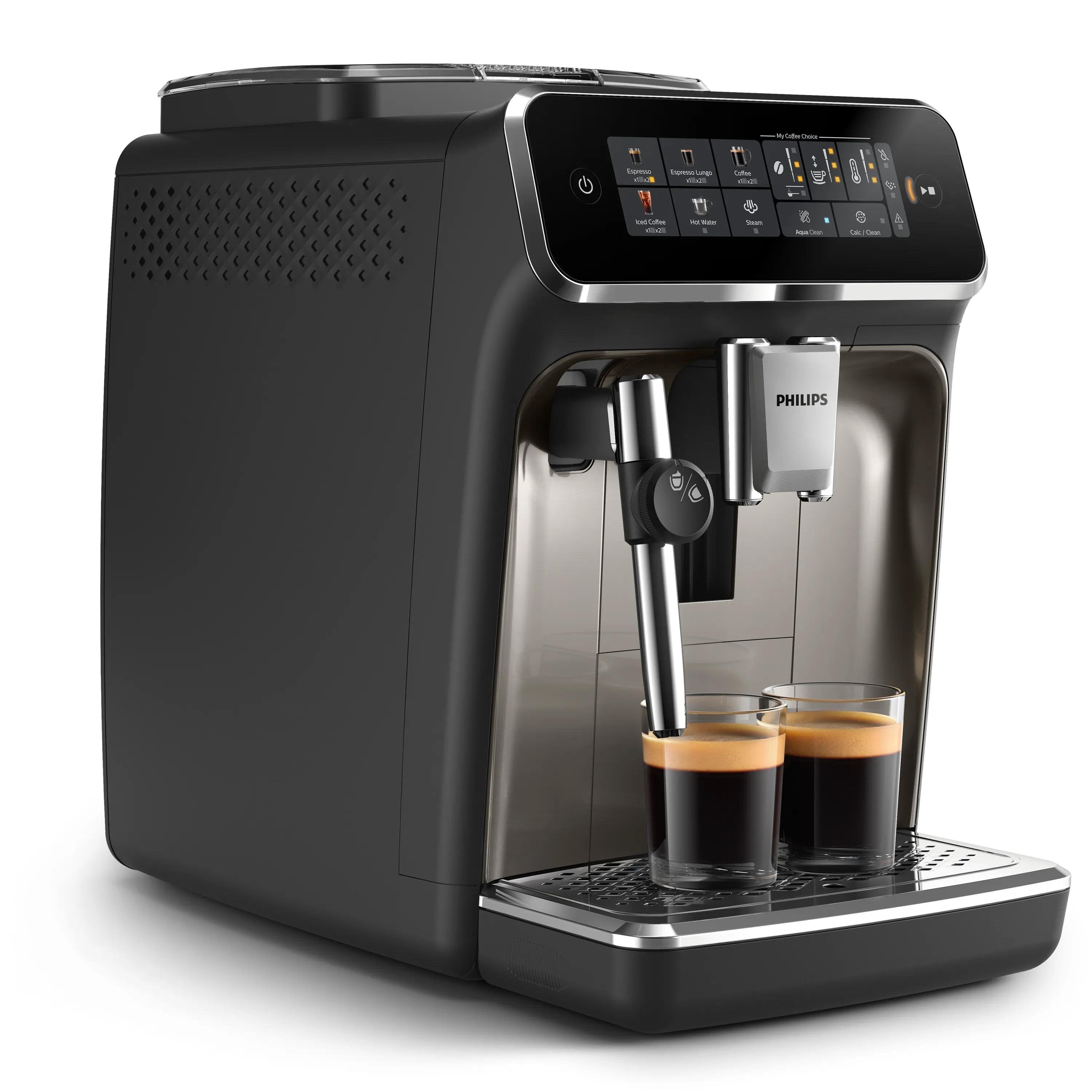 Philips Series 3300 Fully Automatic Espresso Machine Ep3326 90, Negro Chrome