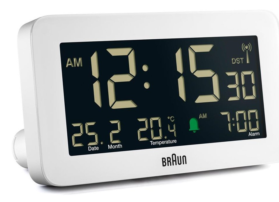 EAN 5013348621030 - Braun BC10W-DCF despertador Reloj despertador digital Blanco imagen 1