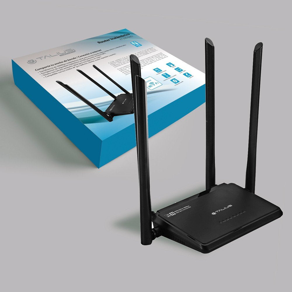 Talius Router Wireless N 300m 4 Puertos Rt-300-N4d