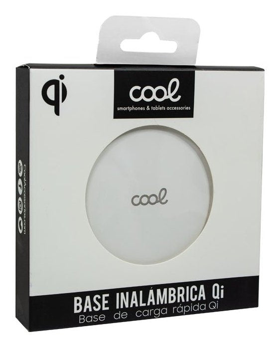 Cool Dock Base Cargador Smartphones Inalmbrico Qi  (Carga Rpida) Blanco