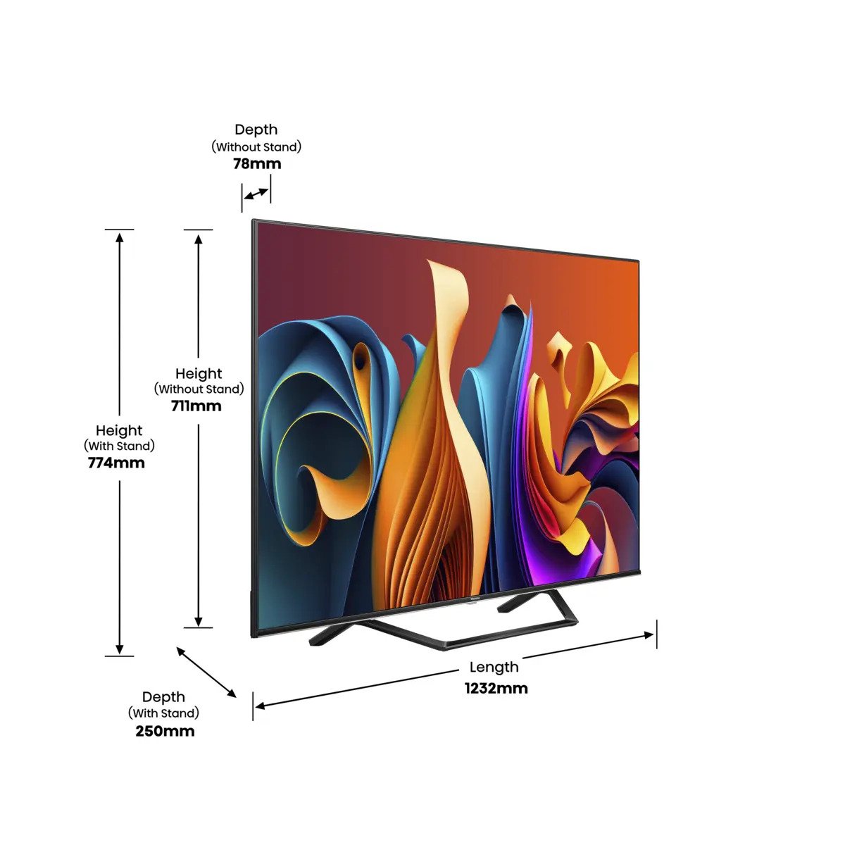 EAN 6942351403465 - Hisense 55A7NQ 139,7 cm (55") 4K Ultra HD Smart TV Wifi Gris 275 cd / m² imagen 13