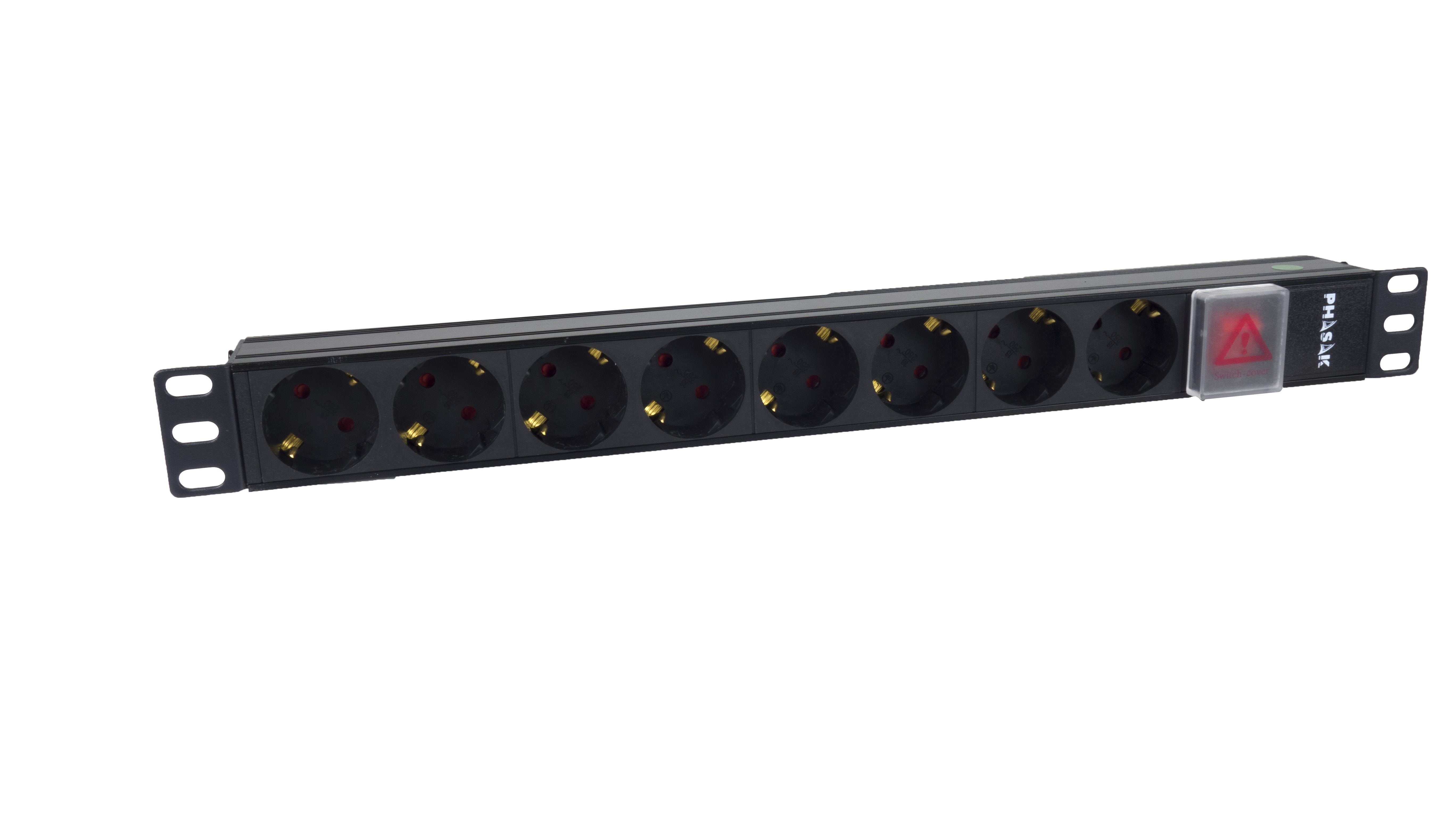 Regleta Con Interruptor Phasak Bns 1520 8 Tomas De Corriente Cable 3m Negro