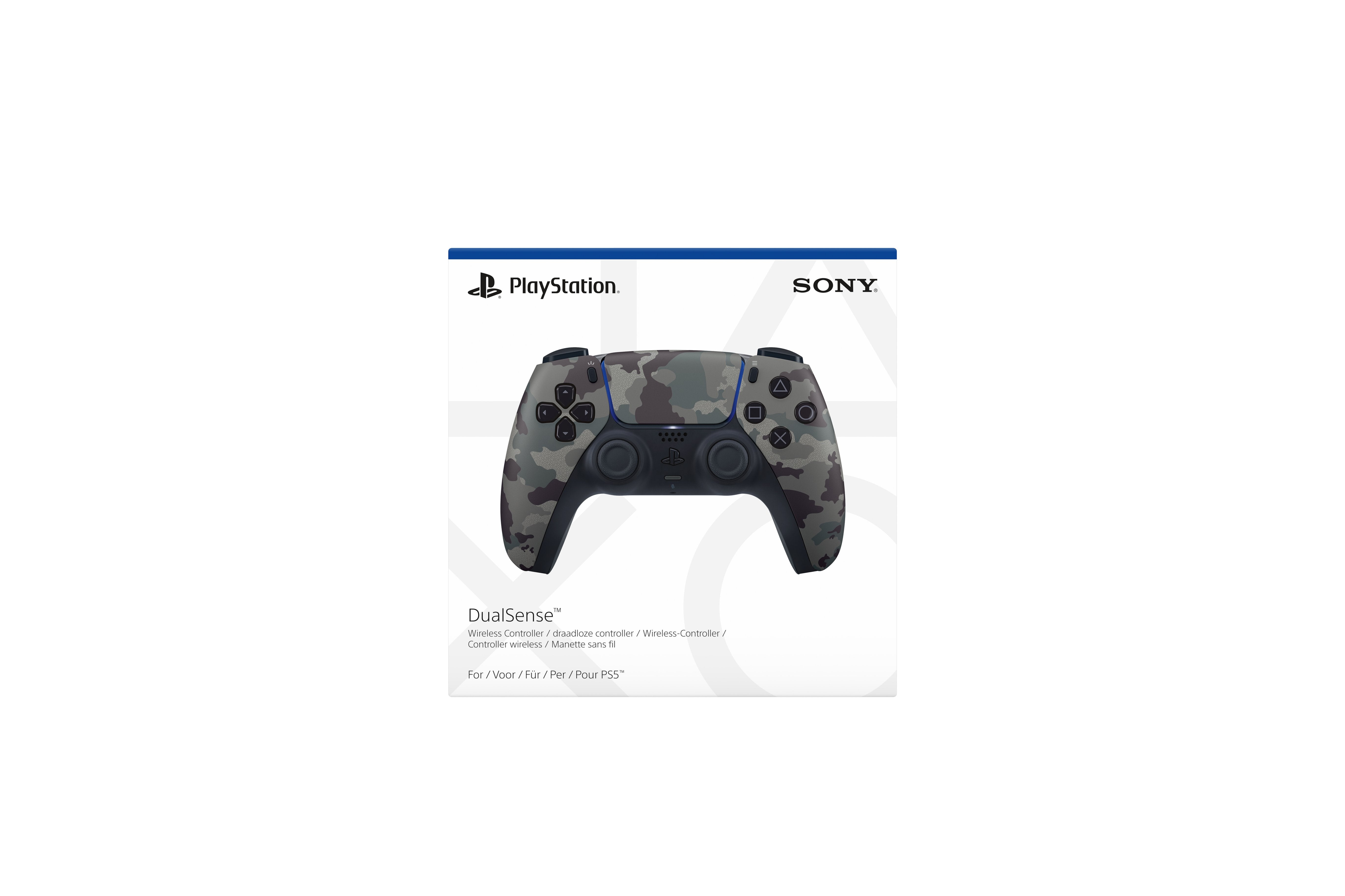 Sony Dualsense Camuflaje, Gris Bluetooth Gamepad Analógico/Digital Playstation 5
