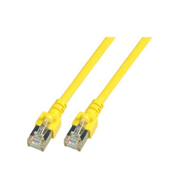 Cable Rj45 25m Amarillo, Cat5e, S-Ftp