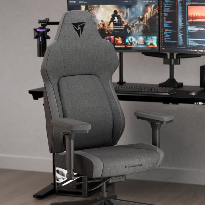 Thunderx3 Core Smart Ergonomischer Gaming Silla - Loft Gris Oscuro