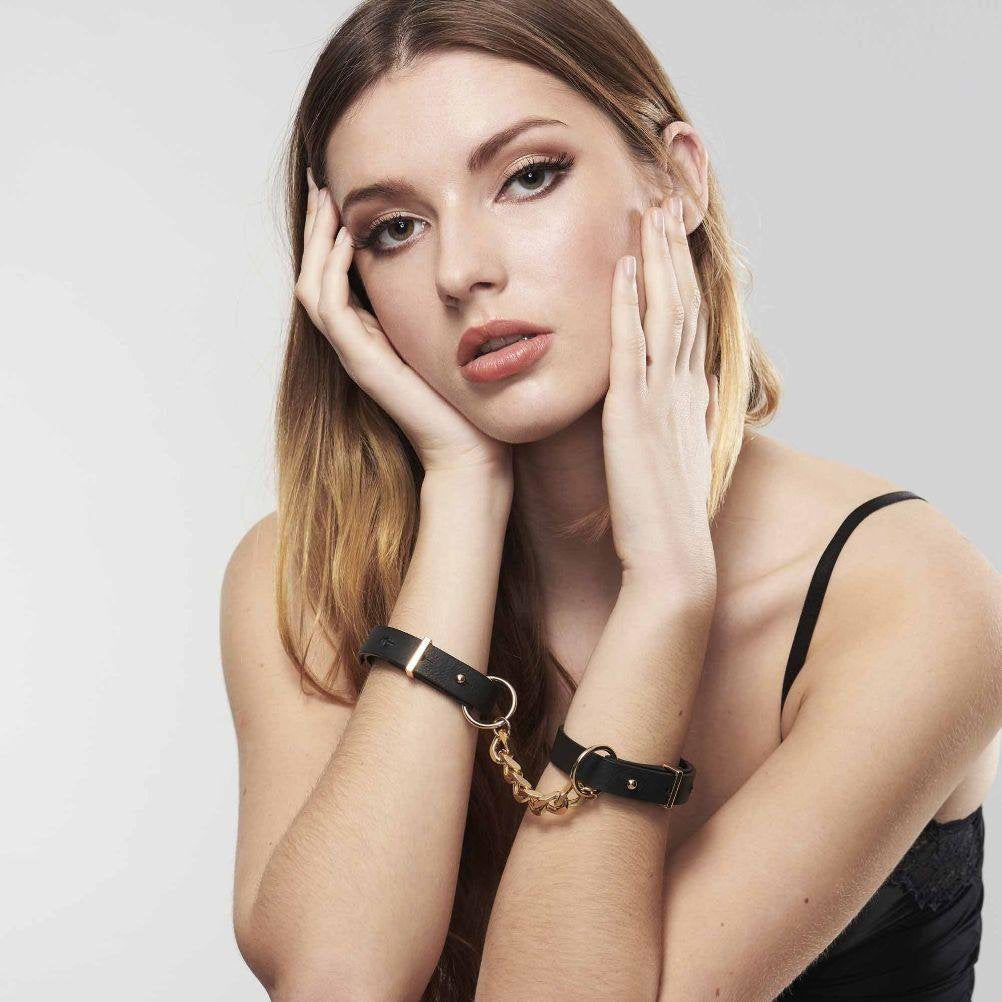 Bijoux - Indiscrets Maze Esposas Brazaletes Negro