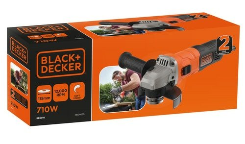 Mini Amoladora 710w 115mm Beg010-Qs Black+Decker