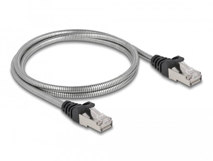 Delock Rj45 Cable Cat.6a U Ftp Mit Metallmantel 1 M