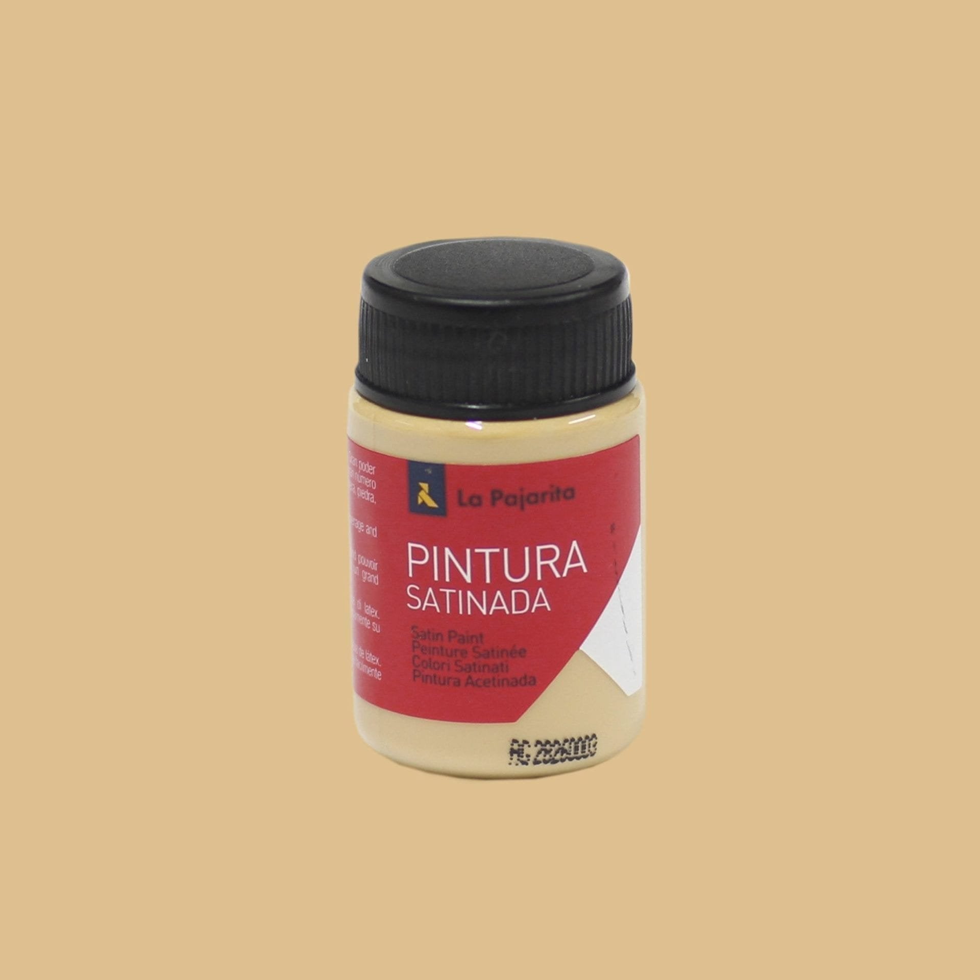 La Pajarita Témpera Escolar Bote De 35ml Satinada Amarillo Siena Claro L-04