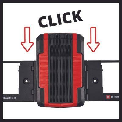 Soporte De Pared Para Batería Einhell Power X-Change Negro, 2 Piezas 4514155