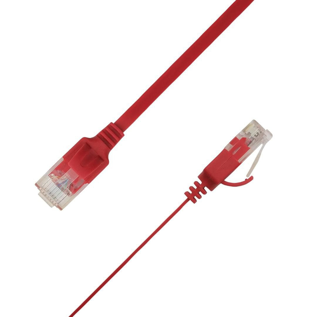 Flat U/Utp Cat6a Red 1.5m Awg 34/7, Pvc, 1x4mm Utp-Fl6a-00150-Rd