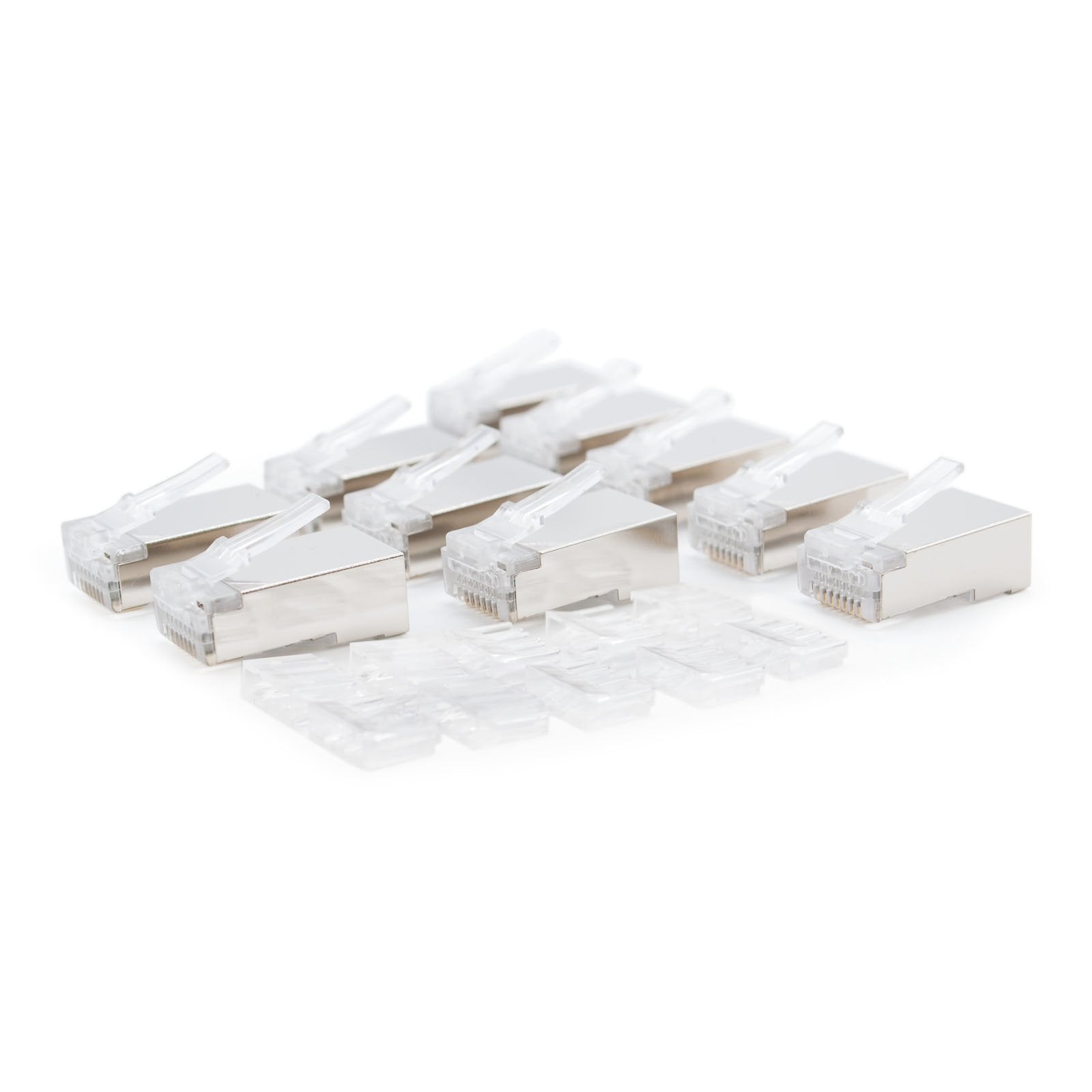 Nanocable Conector Para Cable De Red Rj45 Cat.6 Ftp 8 Hilos 10uds.