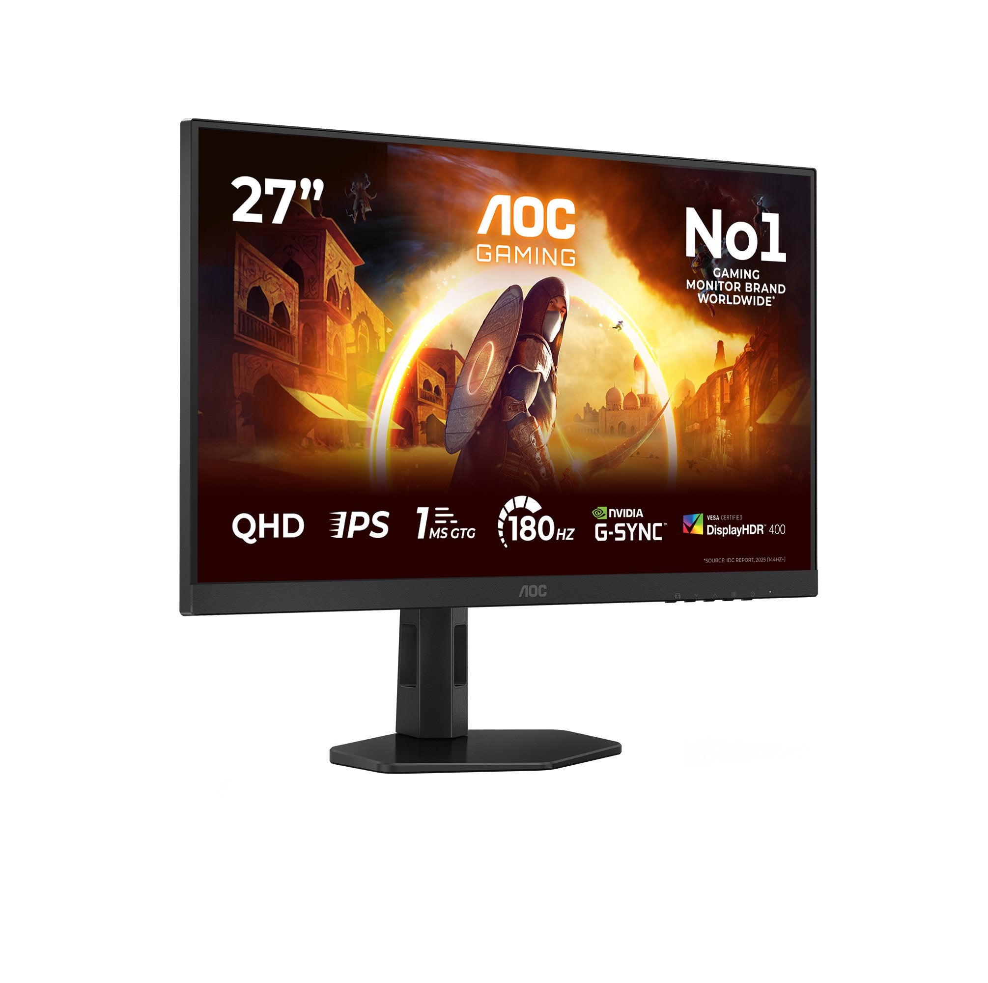 EAN 4038986181389 - AOC Q27G4X pantalla para PC 68,6 cm (27") 2560 x 1440 Pixeles Quad HD LCD Negro, Rojo imagen 2