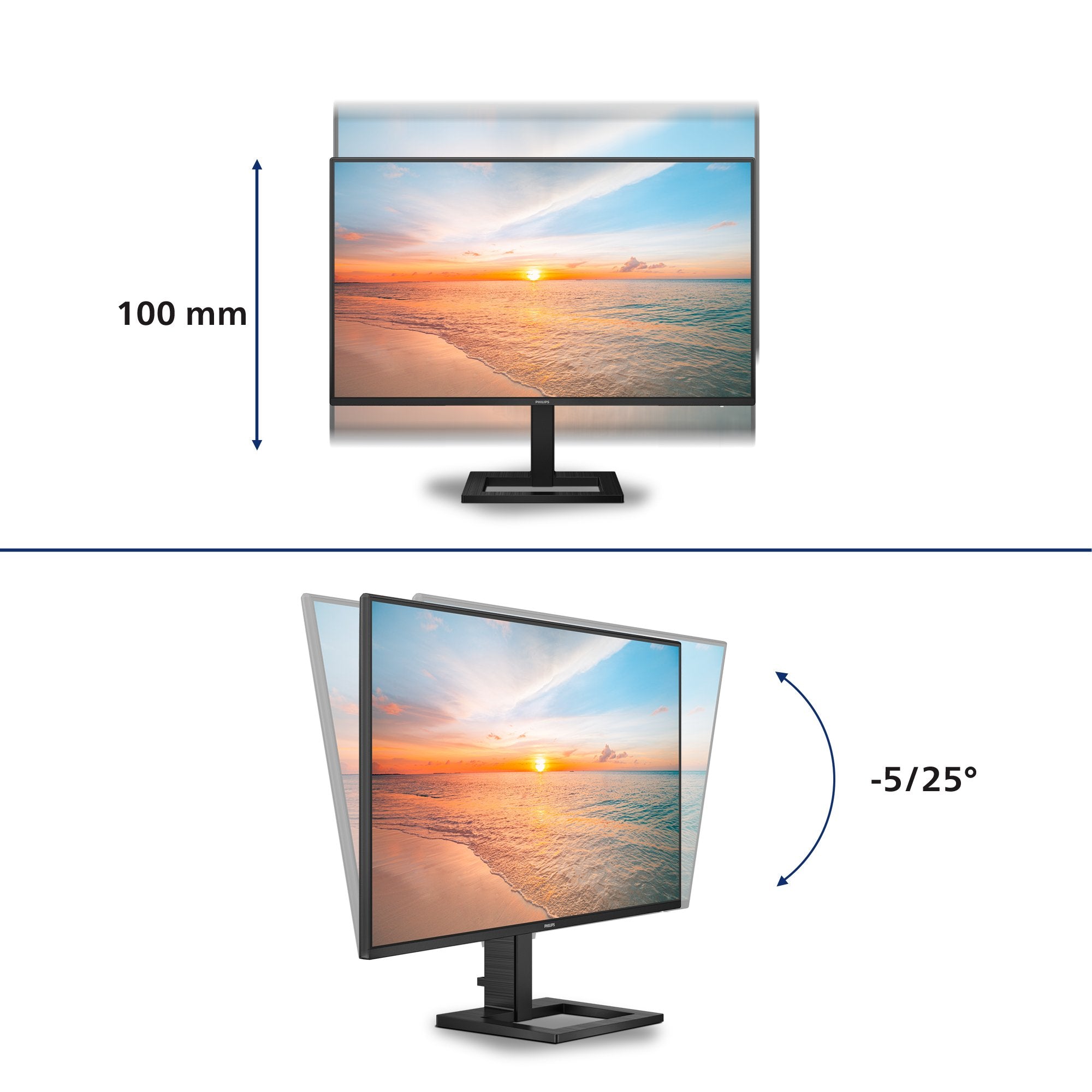 EAN 8712581804442 - Philips 1000 series 27E1N1600AE/00 pantalla para PC 68,6 cm (27") 2560 x 1440 Pixeles Quad HD LCD Negro imagen 3