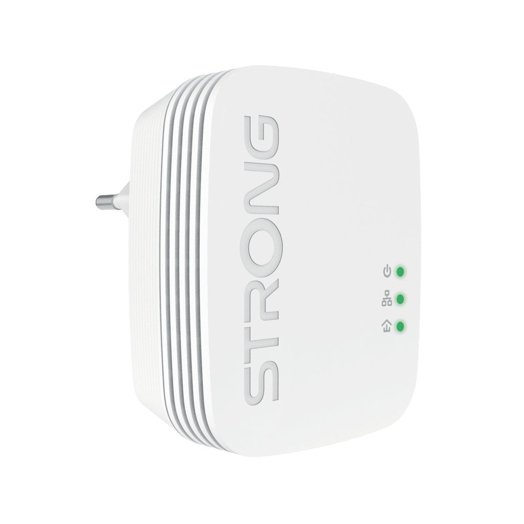 Strong Powerl600duomini Adaptador De Red Powerline 600 Mbit/S Ethernet Blanco 2 Pieza(S)