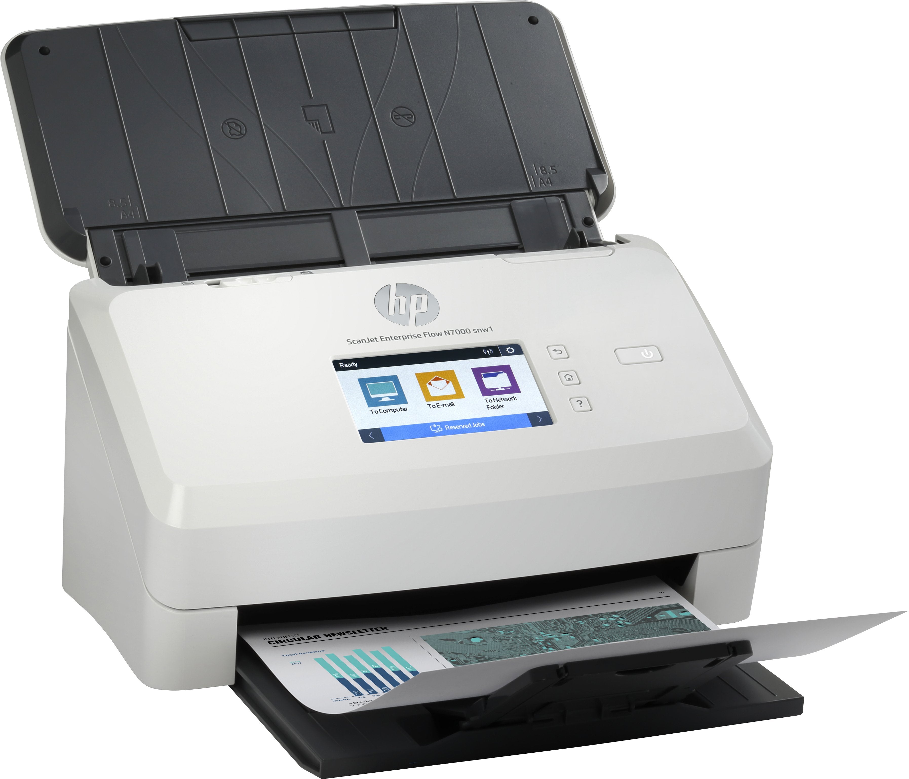 EAN 0193808948282 - HP Scanjet Enterprise Flow N7000 Escáner alimentado con hojas 600 x 600 DPI A4 Blanco imagen 3
