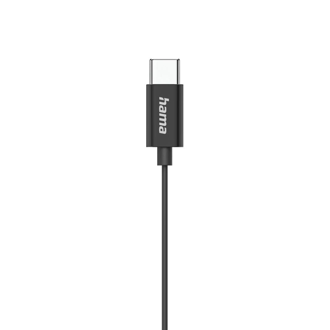 Auricular Intrauditivo Usb-C Hama Classy Microfono Cable 1.2m Color Negro