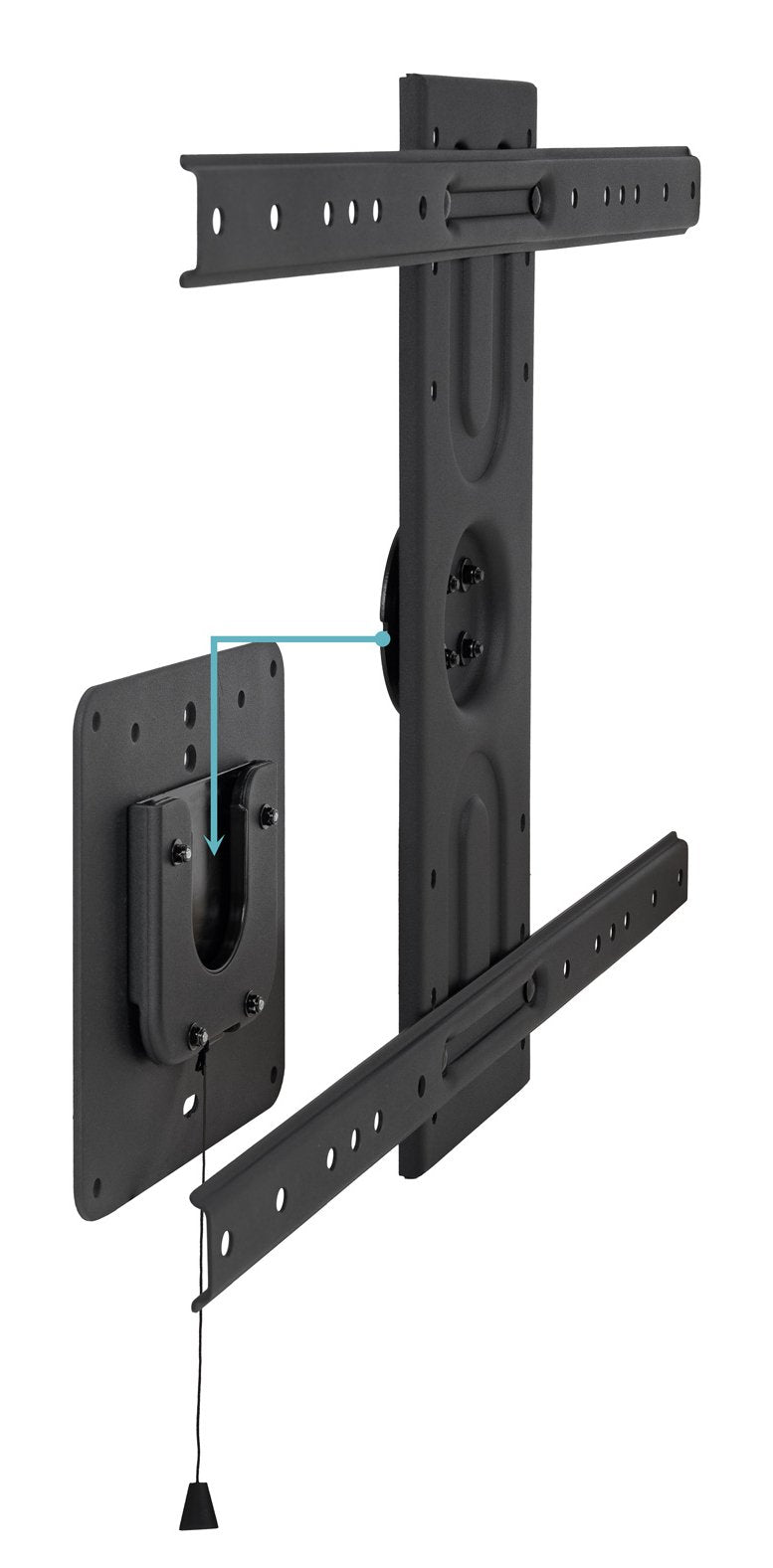 Soporte Pared 37-80 Rotación 360° Negro