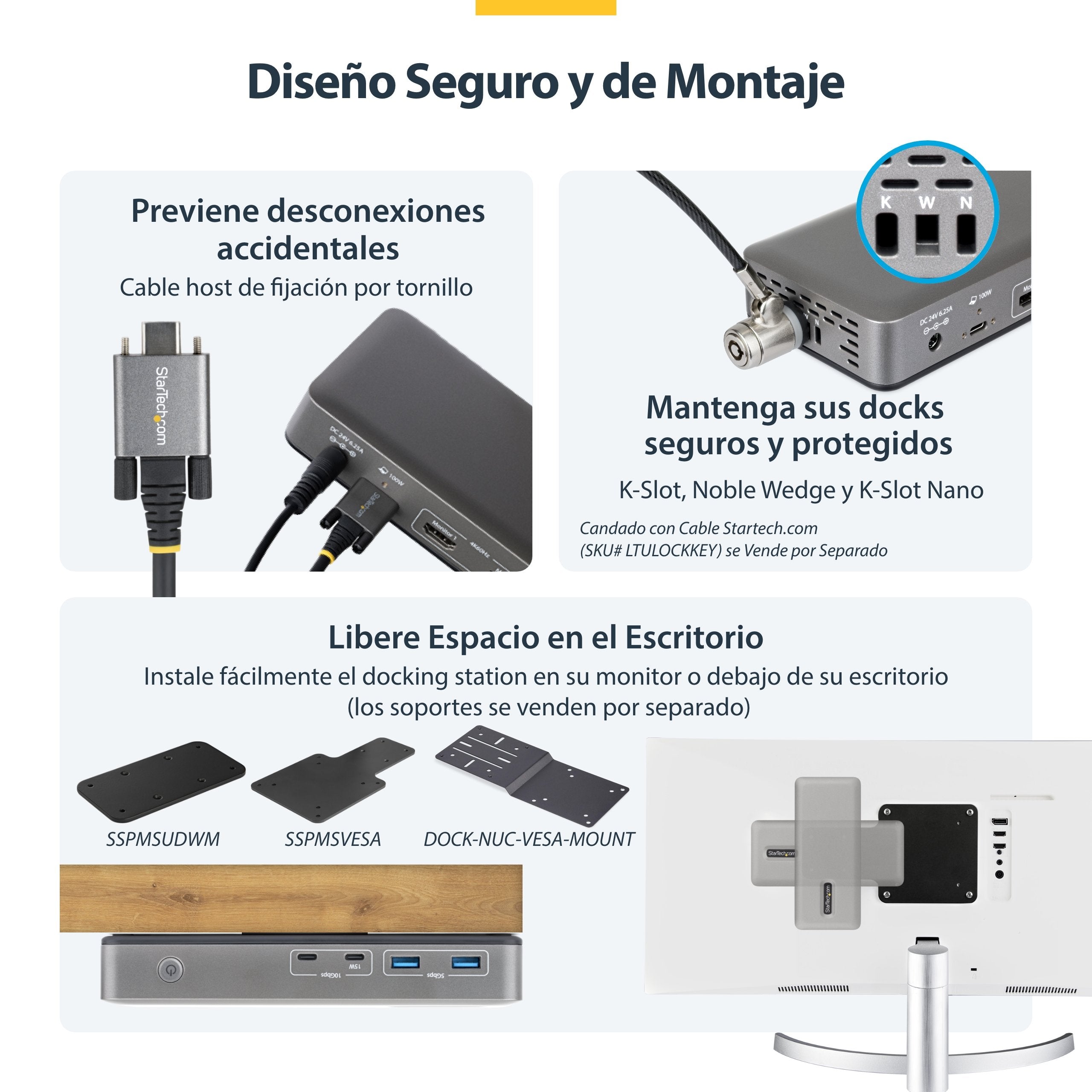 EAN 0065030921756 - StarTech.com 196UE-USBC-DOCK base para portátil y replicador de puertos Alámbrico USB 3.2 Gen 2 (3.1 Gen  imagen 10