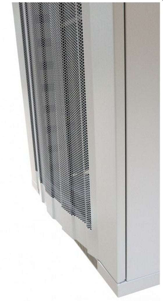 Allnet 19\"Schrank, 42he, B800/T1000mm, Perforierte Blechtüren, Lichtgris, Snb-Serie,
