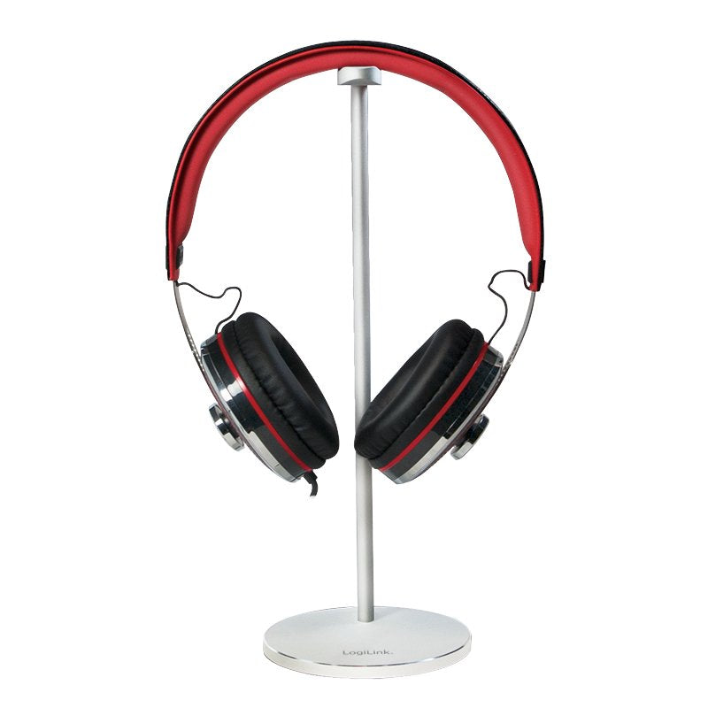Logilink Aa0105 Soporte Para Auriculares De Aluminio Blanco