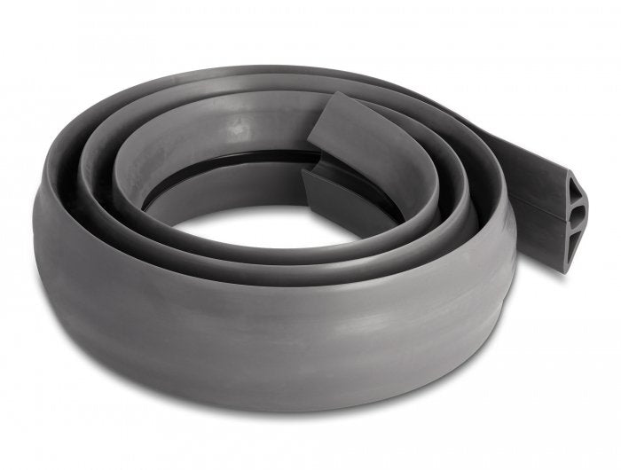 Delock Cablekanal Pvc Flexibel 50 X 13 Mm - Länge 1,5 M Grau