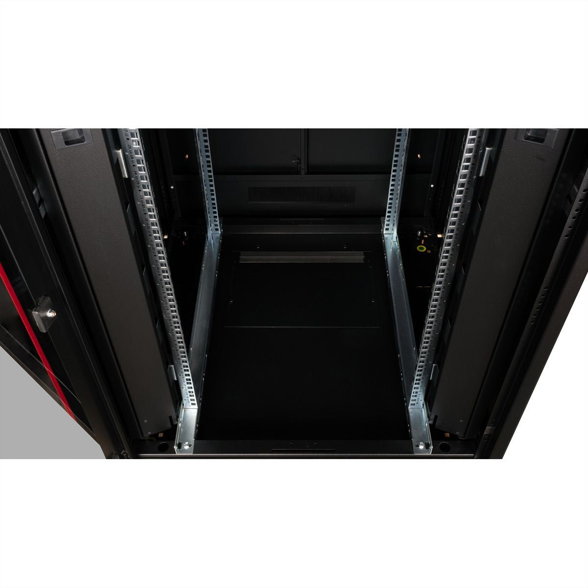 Roline 19-Zoll Netzwerkschrank Pro 32 He, 800x800 Bxt Glastr Schwarz