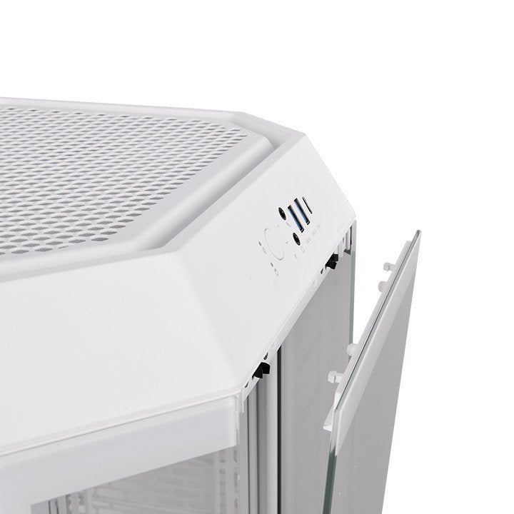 Caja Pc Thermaltake The Tower 300  Vidrio Templado Ca-1y4-00s6wn-00 Negra
